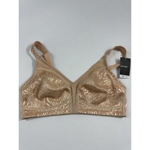 Deyllo Full Coverage Comfort Minimizer Bra Wirefree Non Padded Size 36 D